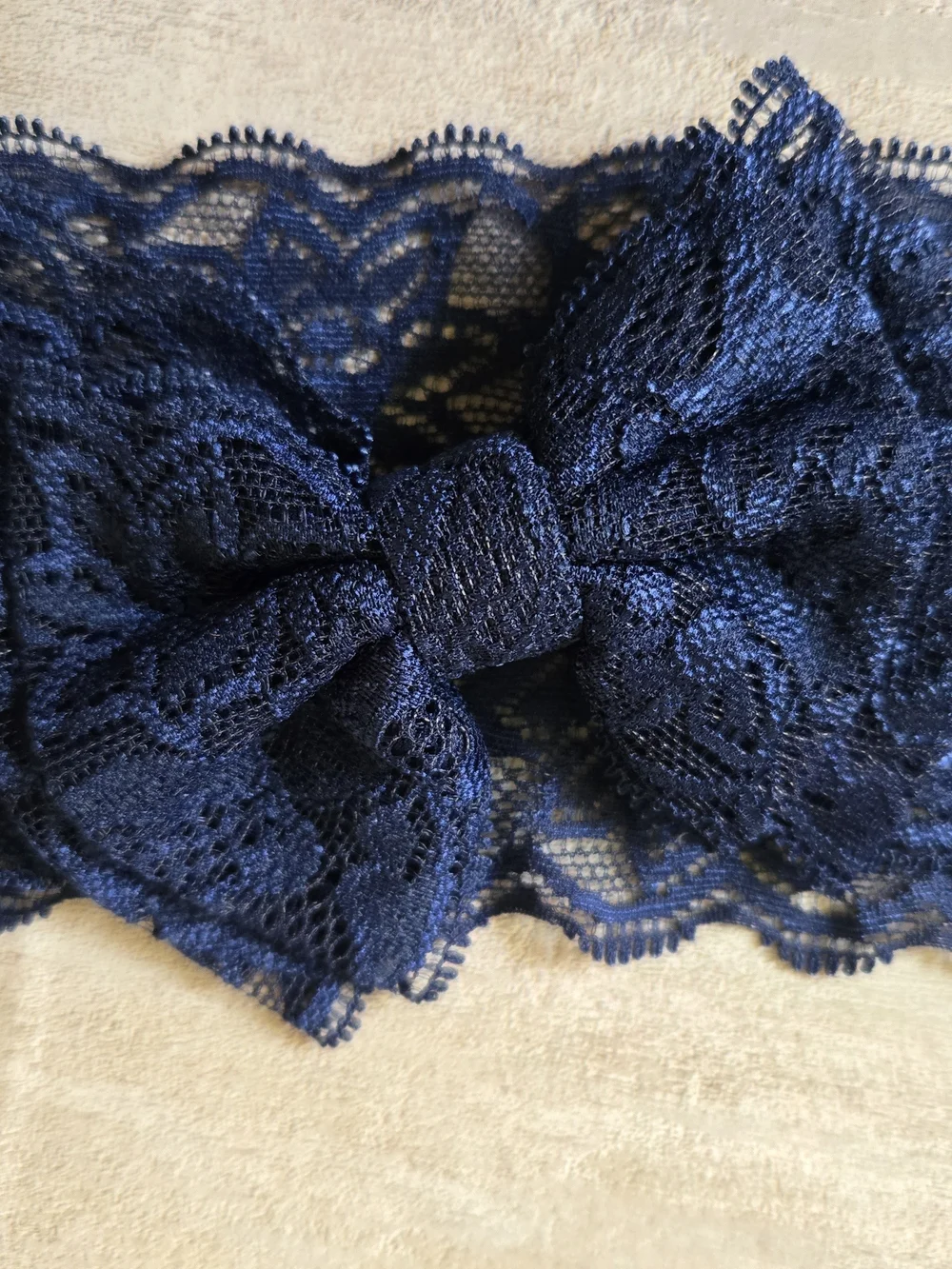 Baby Girls Lace Bow Headbands Set Soft Elastic Wide Hairbands Infants & Toddler